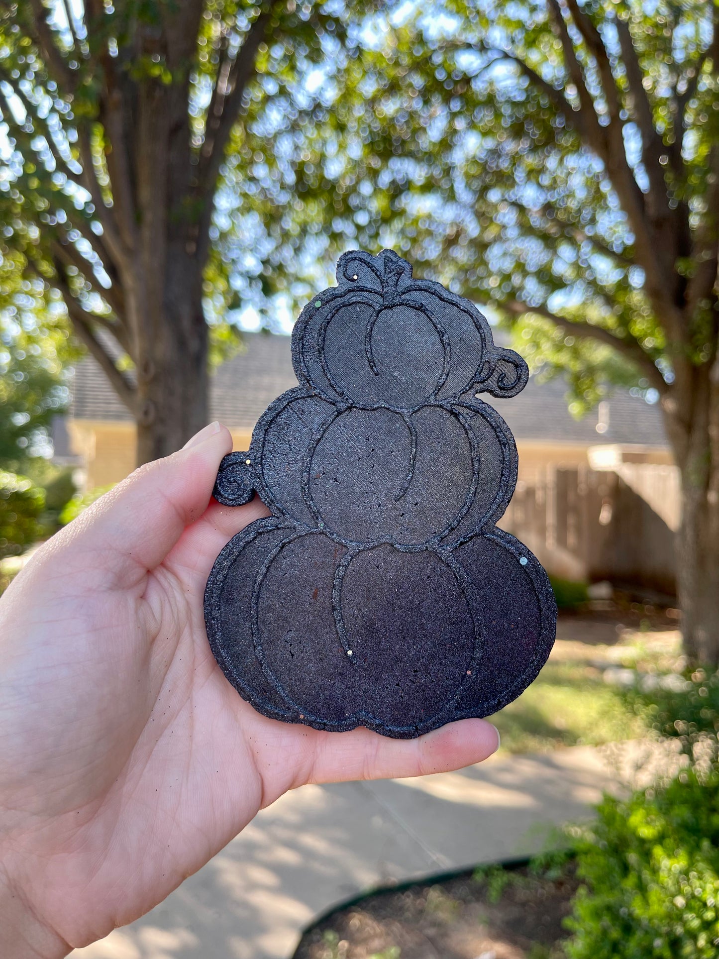 🖤Black Holograph Pumpkins🖤 (bow not included)