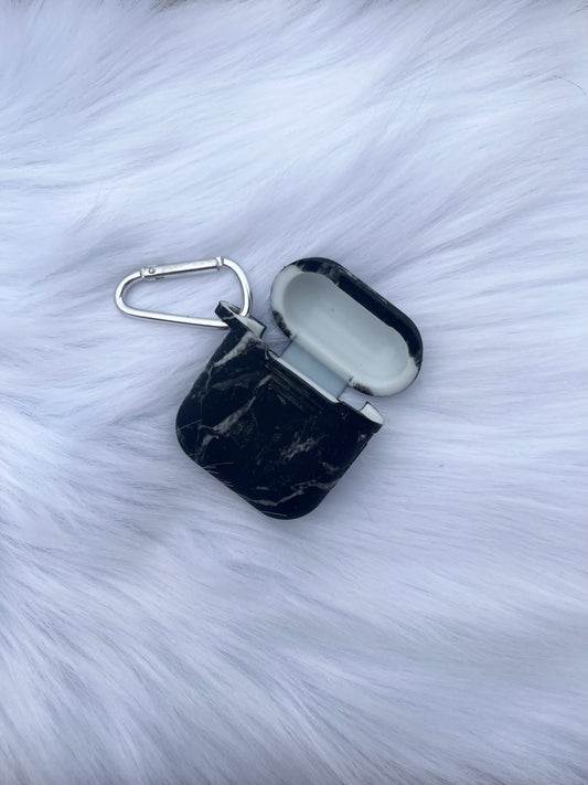 🖤Black Marble Silicone AirPods Case🖤