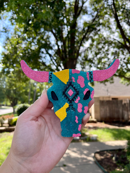 Aztec Bull Skull