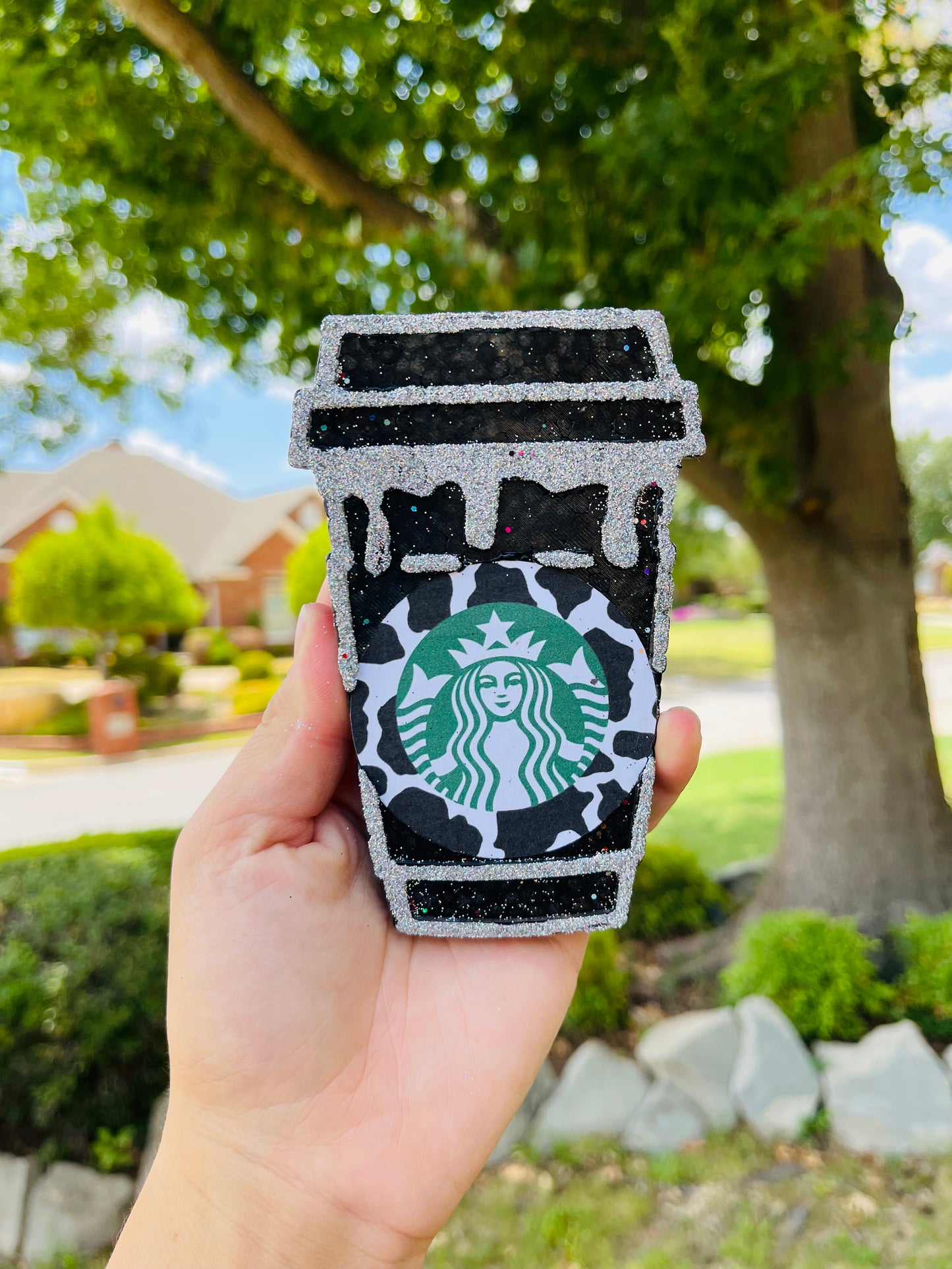 Cow Print Starbucks Latte Cup