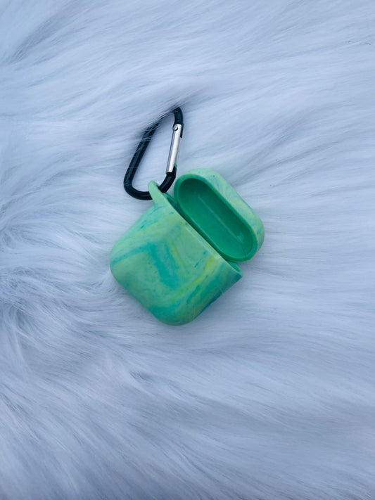 💚Green Marble AirPods Silicone Case💚